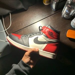 Jordan one black toe